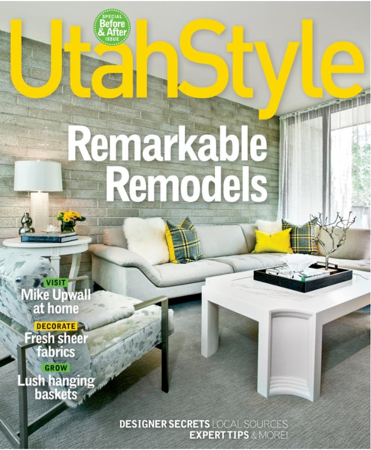 Utah Style & Design — Spring 2014 cover