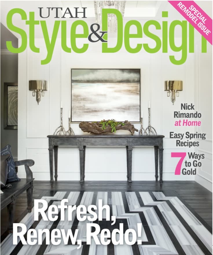 Utah Style & Design — Spring 2015 cover